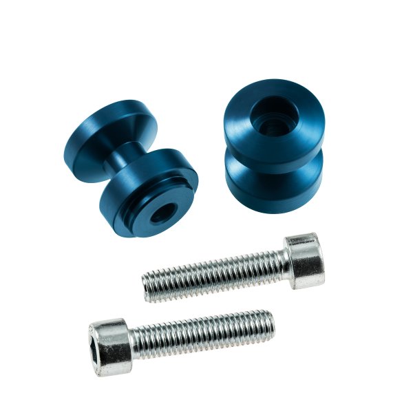 ZIEGER Bobbins M8 blau mit Distanzhülse für AF1-125 Futura S 1000 R Z H2 690 Enduro R Tiger 800 /