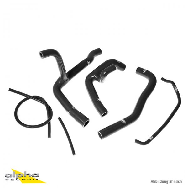 SAMCO Siliconschlauch Kit schwarz Yamaha YZF-R6, 2006-23 für YZF-R6 RJ27 EURO4