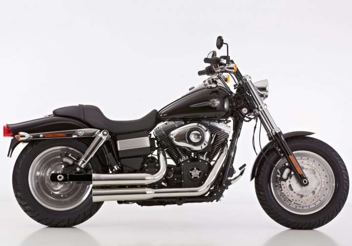 FALCON Double Groove Komplettanlage mit Kat für DYNA Fat Bob FXDF für DYNA Fat Bob FXDF