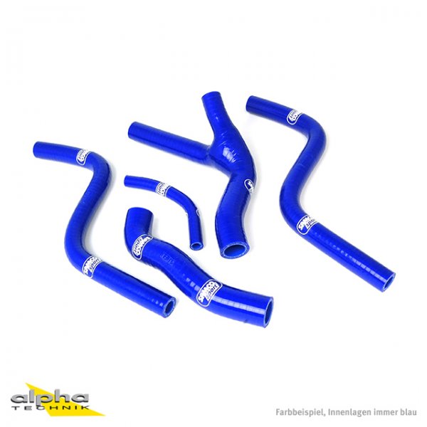 SAMCO Siliconschlauch Kit blau f. Honda CR250R, 1985-´87 für CR250R