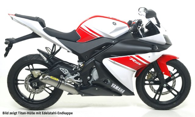 ARROW Thunder ESD YZF-R125 RE06 08-10 Aluminium für YZF-R125 RE11