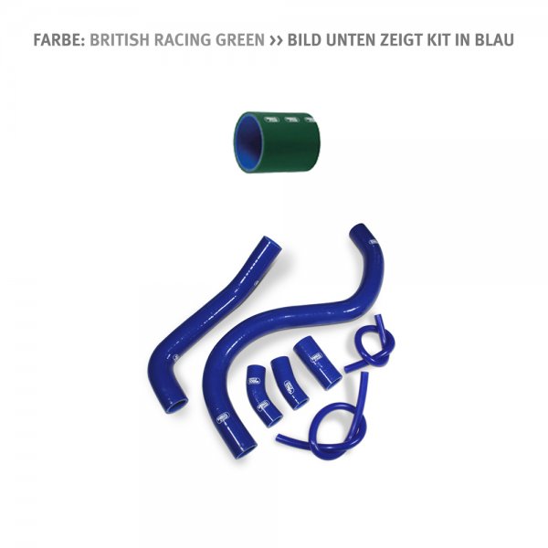 SAMCO Siliconschlauch Kit british racing green Honda VFR750F, 1994-97 für VFR750F RC36