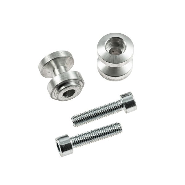 ZIEGER Bobbins M8 silber mit Distanzhülse für AF1-125 Futura S 1000 R Z H2 690 Enduro R Tiger 800