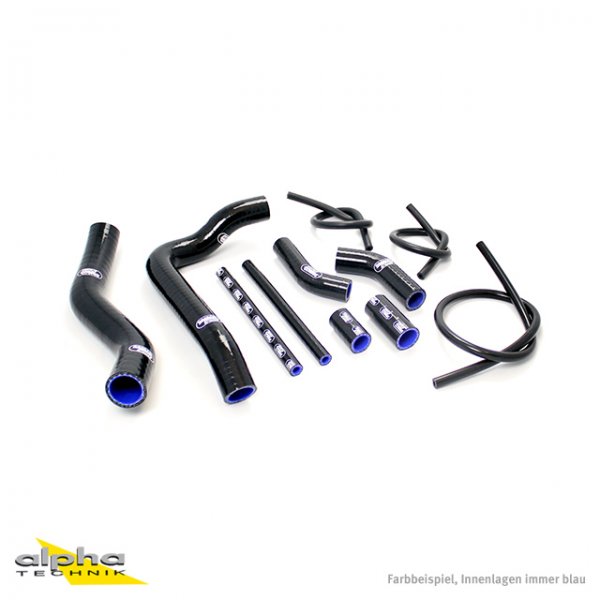 SAMCO Siliconschlauch Kit schwarz für Honda VFR750R, RC30 für VFR750R RC30