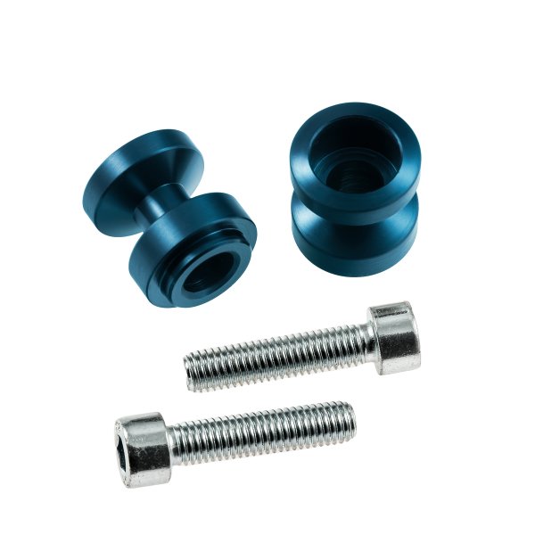 ZIEGER Bobbins M10 x 1,25 blau mit Distanzhülse für AF1-125 Futura ZRX 1200