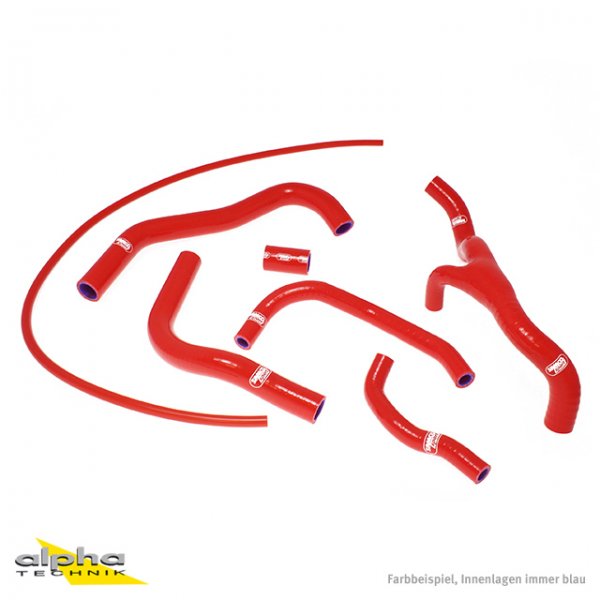 SAMCO Siliconschlauch Kit rot für Honda CBR600RR, 07-23 für CBR600RR PC40