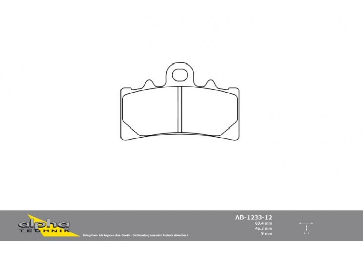 ALPHA TECHNIK Bremsbeläge G310R 5R31 125 Duke KTM IS DUKE