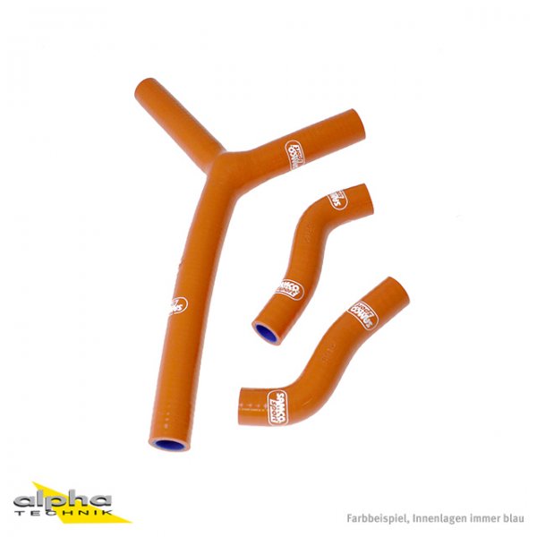 SAMCO Siliconschlauch Kit orange KTM 250 SX-F, 05-06 für 250 SX-F