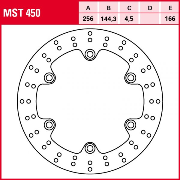 TRW Bremsscheibe Allround starr MST450 Forza 125 JF60