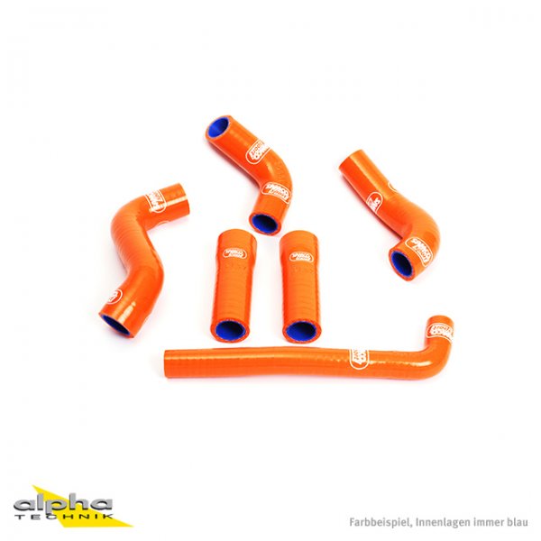 SAMCO Siliconschlauch Kit orange KTM 450/525 EXC 04-07 für 525 EXC