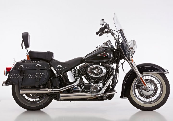 FALCON Double Groove Slip on Ersatzdämpfer für SOFTAIL Heritage Classic 107 FLHC für SOFTAIL Heri