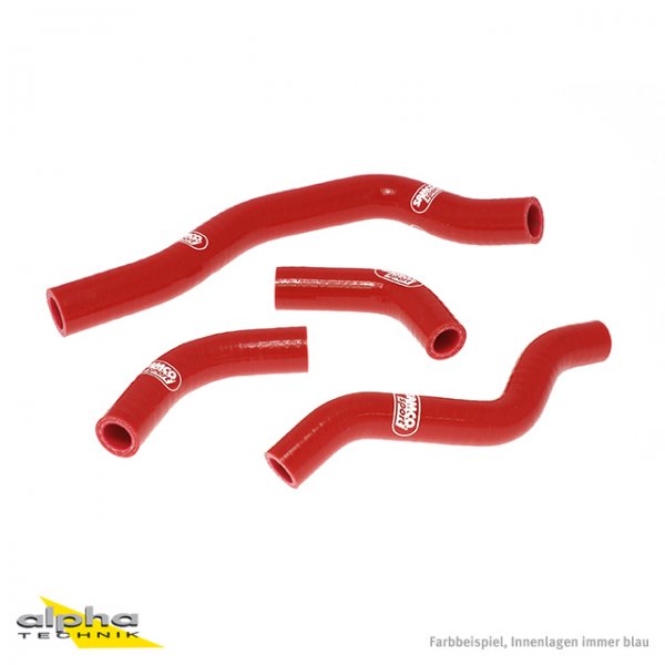 SAMCO Siliconschlauch Kit rot f Honda CRF450X, 2005-16 für CRF450X PE06