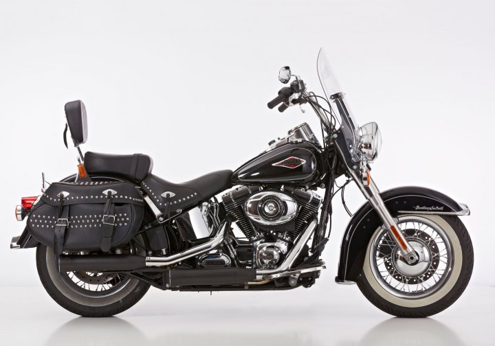 FALCON Double Groove Slip on Ersatzdämpfer für SOFTAIL Heritage Classic 107 FLHC für SOFTAIL Heri