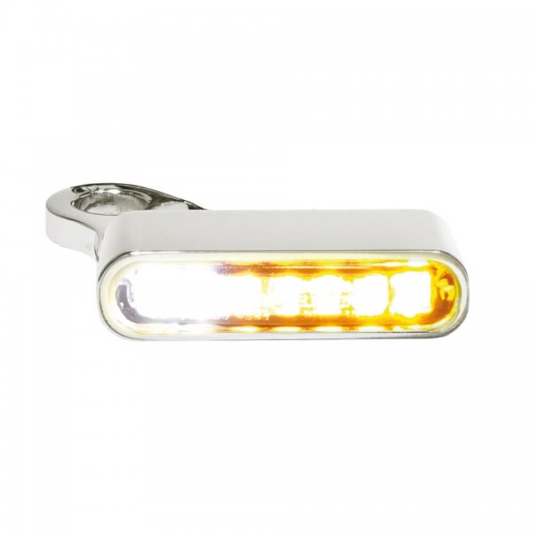 HeinzBikes LED Armaturen Blinker-Positionslicht-Kombination SPORTSTER Modelle 14-, silber für 883 L