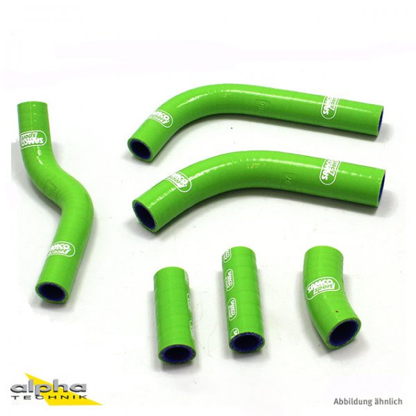 SAMCO Siliconschlauch Kit grün Kawasaki KX450F, 2016-18 für KX450F KX450