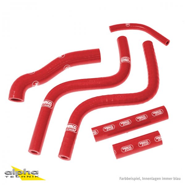 SAMCO Siliconschlauch Kit rot f. Honda CR250R, 1988-´91 für CR250R