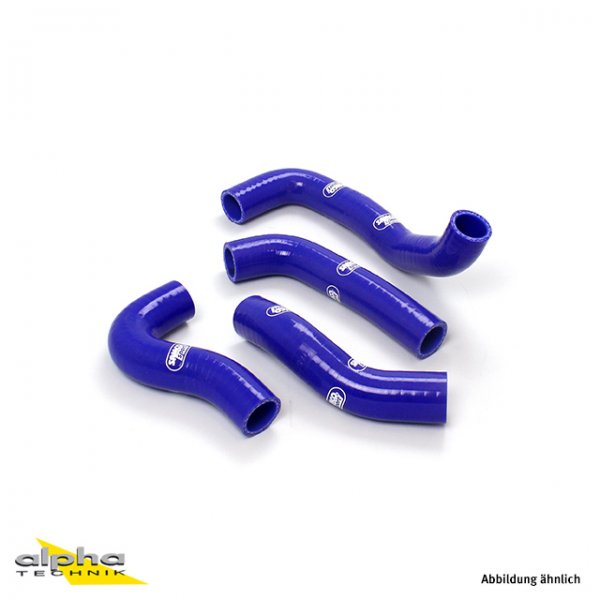 SAMCO Siliconschlauch Kit blau Kawasaki ZZR1100, 1990-92 für ZZR1100 ZXT10C