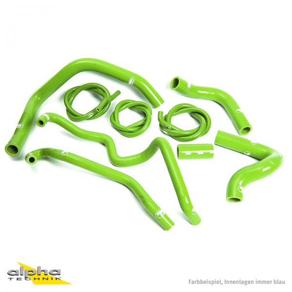 SAMCO Siliconschlauch Kit grün f. Kawasaki ZX10R, ZXT00C für ZX10R Ninja ZXT00C