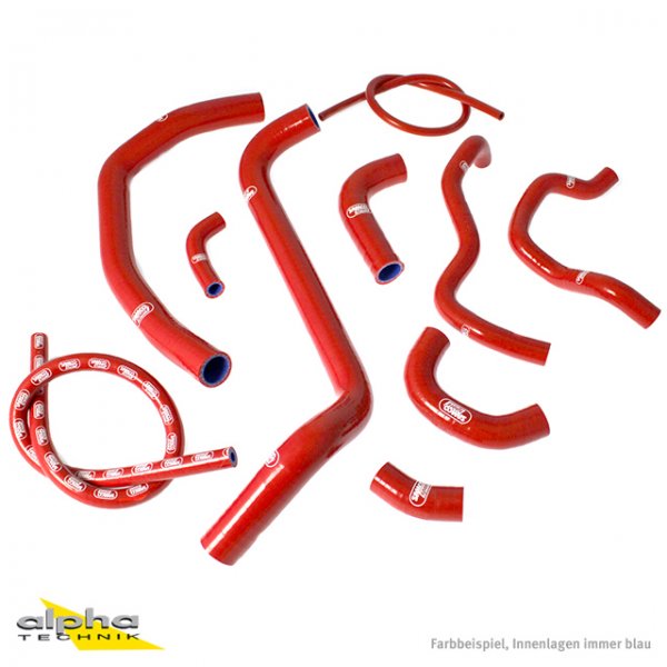 SAMCO Siliconschlauch Kit rot für Honda CBR600RR, 03-04 für CBR600RR PC37