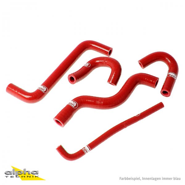 SAMCO Siliconschlauch Kit rot Honda CBR125R, 2004-19 für CBR125R JC34