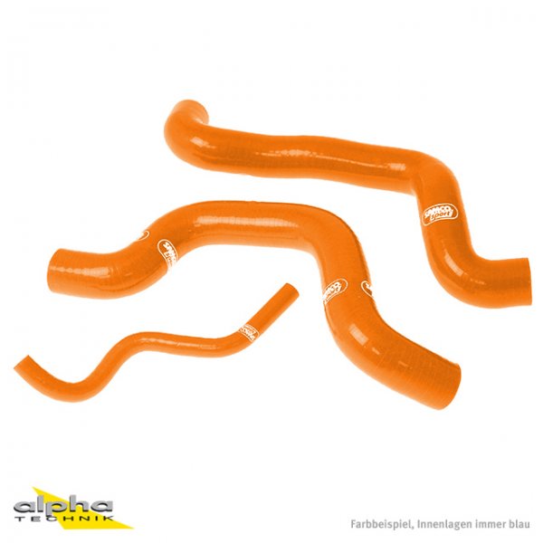 SAMCO Siliconschlauch Kit orange für Suzuki SV650, 2003-14 für SV650 WVBY