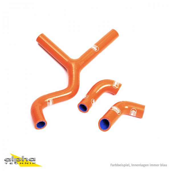 SAMCO Siliconschlauch Kit orange KTM SMR und SX/S für 450 SMR