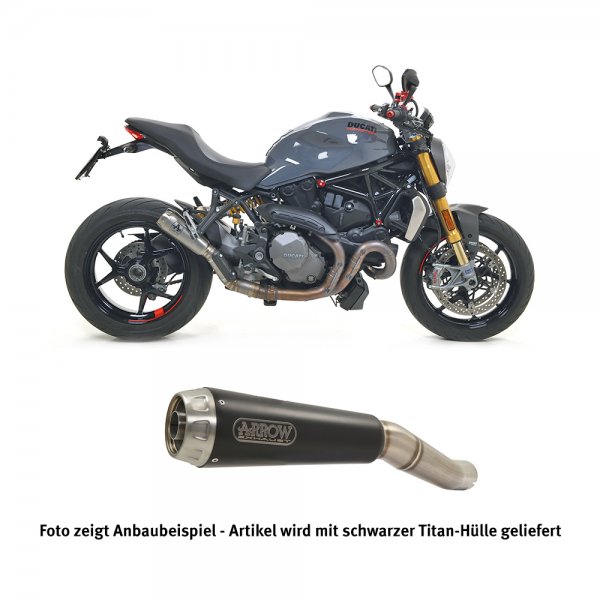 ARROW PRO-RACE DARK Ducati Monster 1200 2017- für Monster 1200 MA EURO4