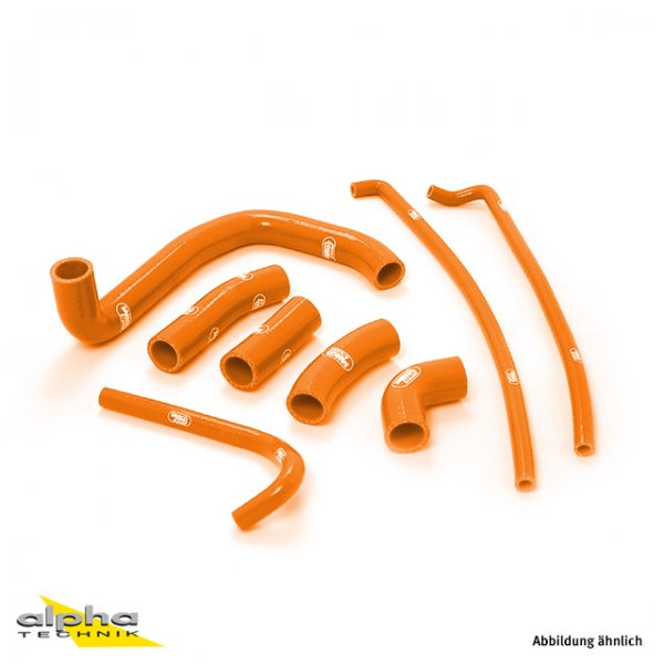 SAMCO Siliconschlauch Kit orange für Kawasaki ZX7R, ZX750N für ZX7R Ninja ZX750N