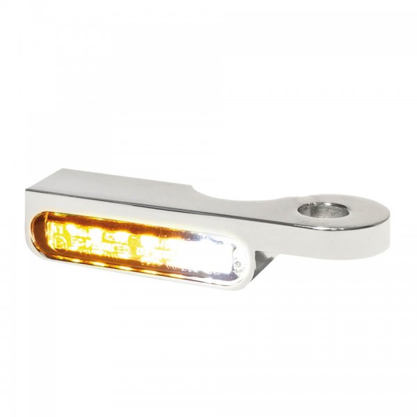 HeinzBikes LED Armaturen Blinker-Positionslicht-Kombination SOFTAIL Modelle -14, silber für 1450 He