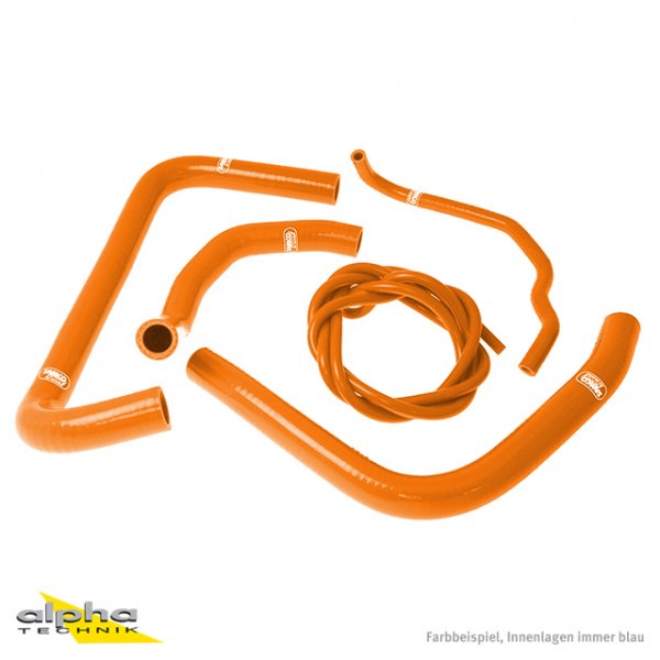 SAMCO Siliconschlauch Kit orange für Honda CBR900RR, SC28 für CBR900RR Fireblade SC28