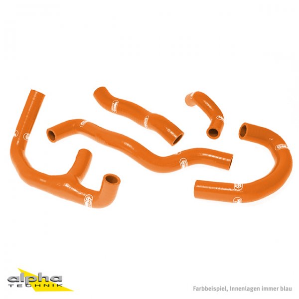 SAMCO Siliconschlauch Kit orange f. Aprilia RS 250 für RS250 LD