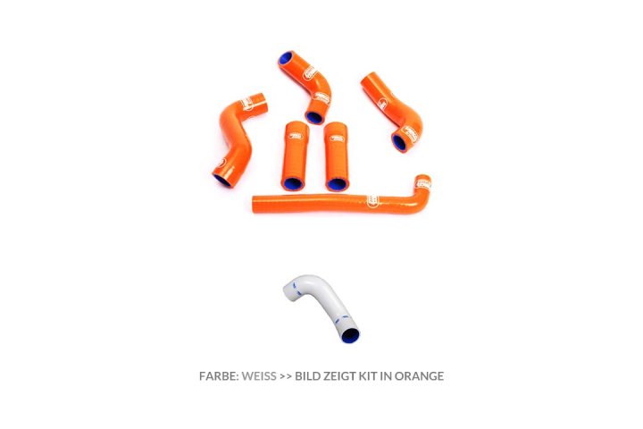 SAMCO Siliconschlauch Kit weiss KTM 450/525 EXC 04-07 für 525 EXC