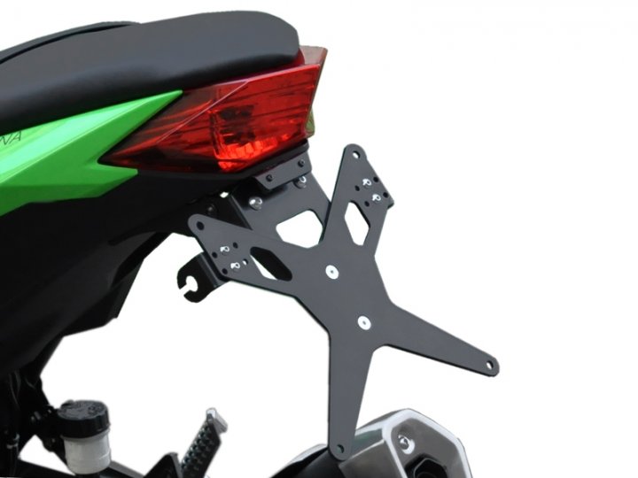 ZIEGER Kennzeichenhalter Kawasaki Ninja 300 EX BJ 2013-16 für Ninja 250R (EX250)