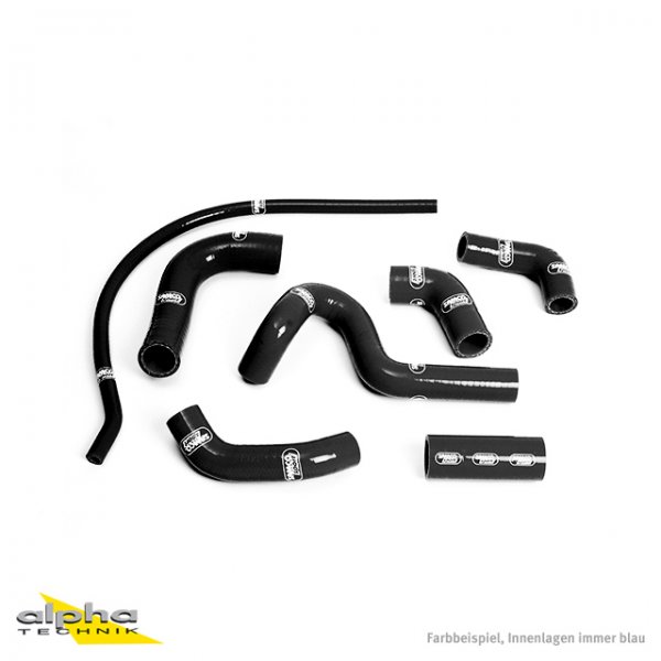 SAMCO Siliconschlauch Kit schwarz Ducati 749R, 999R/S für 999R H4