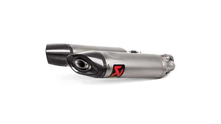 Akrapovic Slip-On Line (Titanium) für Shiver 900 KH EURO4