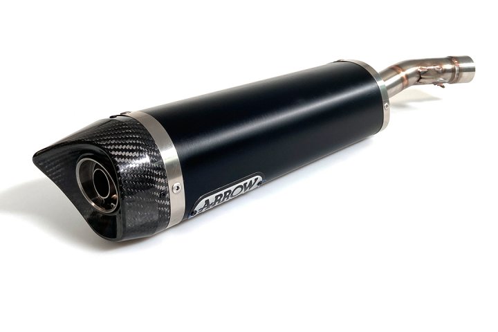 ARROW Thunder ESD YZF-R125 RE06 08- Alu schwarz für YZF-R125 RE06