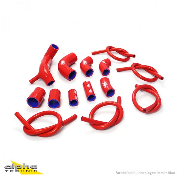 SAMCO Siliconschlauch Kit rot Ducati Desmosedici RR ´08 für Desmosedici RR D1