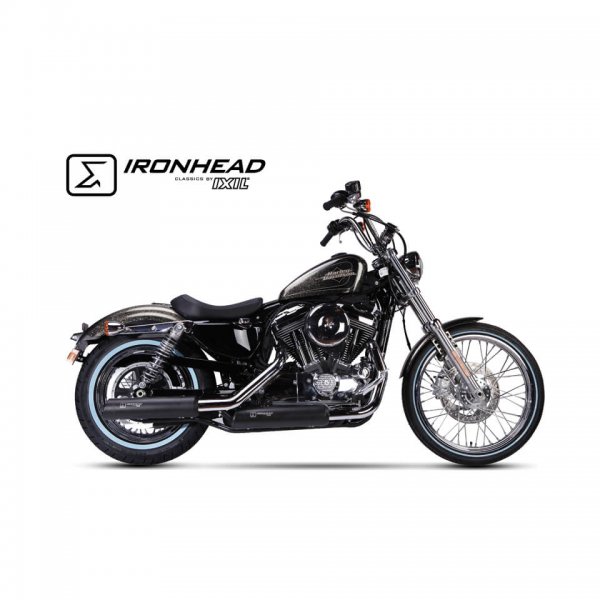 IRONHEAD Komplettanlage HARLEY-DAVIDSON Sportster XL 883/1200, 14-16 für 883 L Sportster Super Low