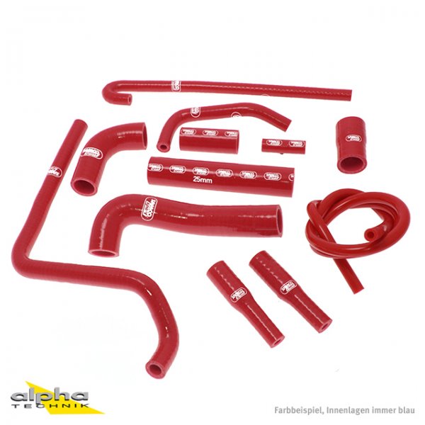 SAMCO Siliconschlauch Kit rot MV Agusta F4 1000, 01-09 für F4 1000 F5