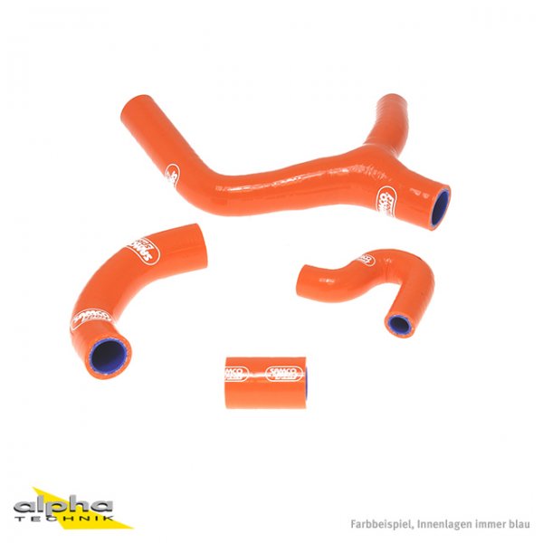 SAMCO Siliconschlauch Kit orange KTM EXC-F / EXC-R / XCW für 450 EXC-F