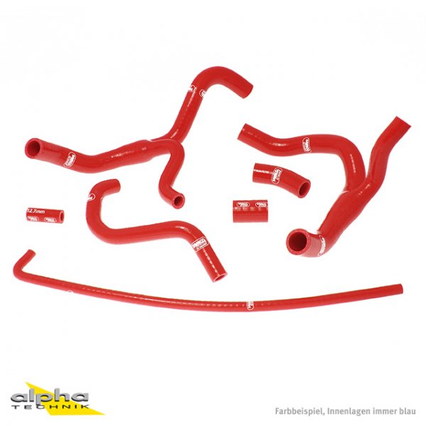 SAMCO Siliconschlauch Kit rot f. Honda CBR1000RR, 08-11 für CBR1000RR Fireblade SC59