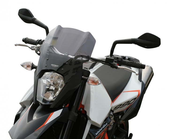 MRA Tourenscheibe T schwarz 990 SUPERMOTO SM / SMR KTM LC8 SM